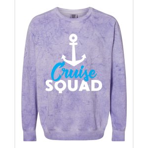 Boat Cruising Riding The Waves Cruise Boat Cruise Squad Gift Colorblast Crewneck Sweatshirt