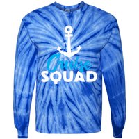 Boat Cruising Riding The Waves Cruise Boat Cruise Squad Gift Tie-Dye Long Sleeve Shirt