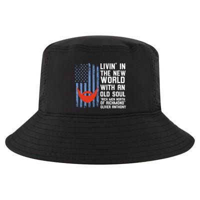 Blue Collar Rich North Of Richmond Flag Cool Comfort Performance Bucket Hat