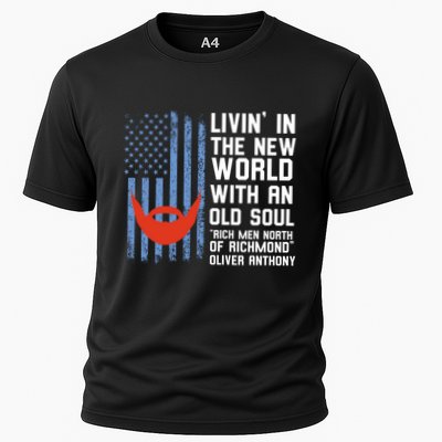 Blue Collar Rich North Of Richmond Flag Performance Shirt