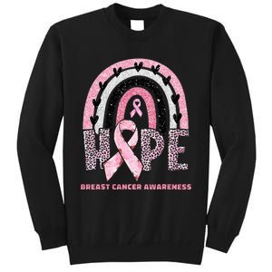 Breast Cancer Rainbow In October We Wear Hope Tall Sweatshirt