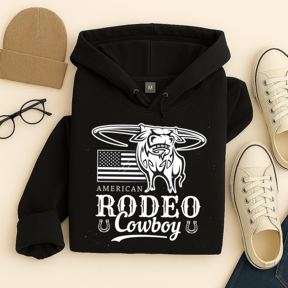 Bull Cowboy Rodeo Hoodie