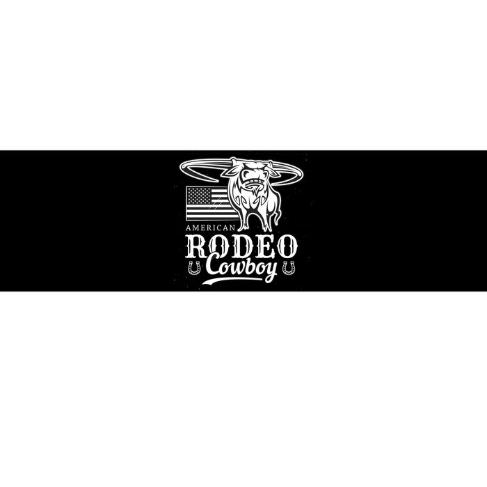 Bull Cowboy Rodeo Bumper Sticker