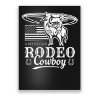 Bull Cowboy Rodeo Poster