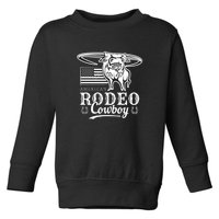 Bull Cowboy Rodeo Toddler Sweatshirt