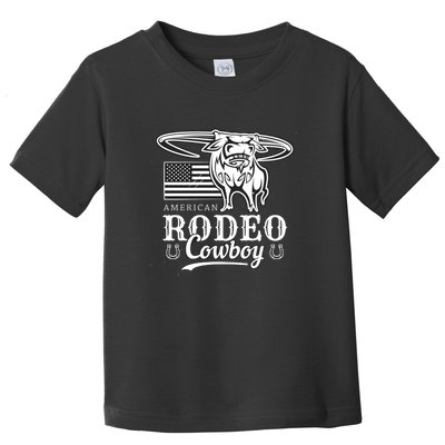 Bull Cowboy Rodeo Toddler T-Shirt