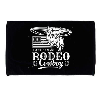 Bull Cowboy Rodeo Microfiber Hand Towel