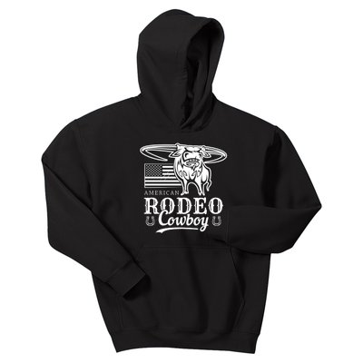 Bull Cowboy Rodeo Kids Hoodie