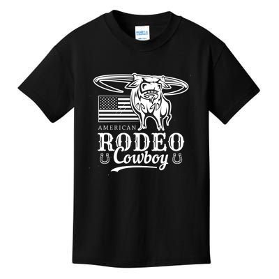 Bull Cowboy Rodeo Kids T-Shirt