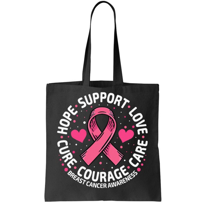 Breast Cancer Ribbon Breast Cancer Awareness Tote Bag