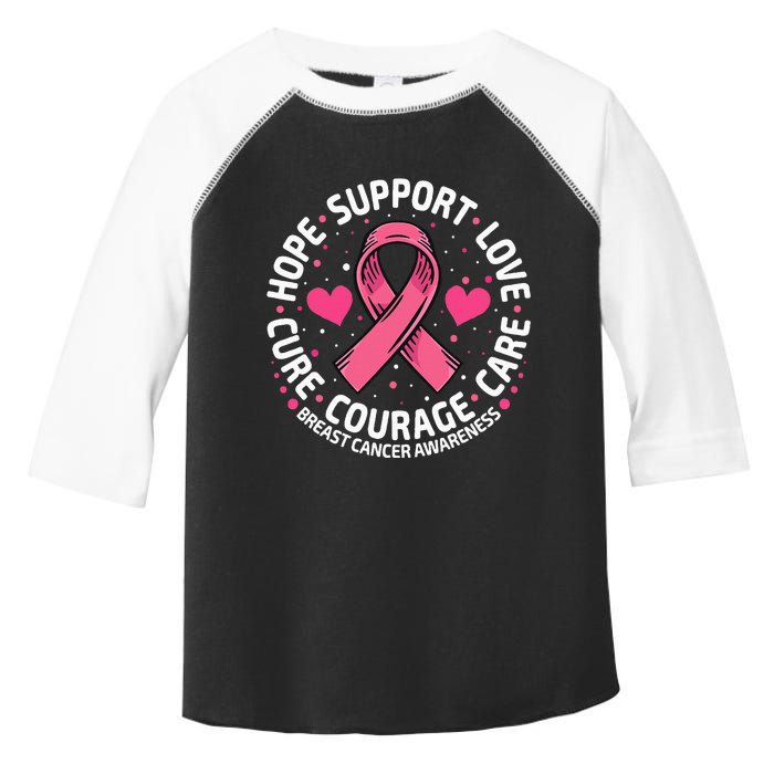 Breast Cancer Ribbon Breast Cancer Awareness Toddler Fine Jersey T-Shirt