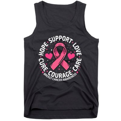 Breast Cancer Ribbon Breast Cancer Awareness Tank Top