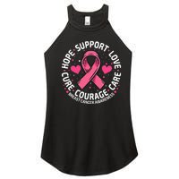 Breast Cancer Ribbon Breast Cancer Awareness Women’s Perfect Tri Rocker Tank