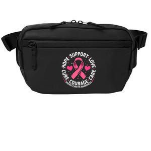 Breast Cancer Ribbon Breast Cancer Awareness Crossbody Pack