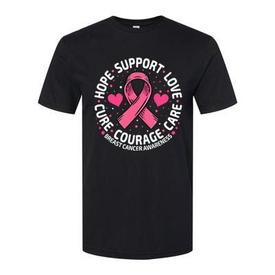 Breast Cancer Ribbon Breast Cancer Awareness Softstyle® CVC T-Shirt