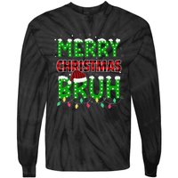 Bruh Christmas Red Plaid Teen Xmas Pajama Gift Tie-Dye Long Sleeve Shirt