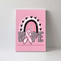 Breast Cancer Rainbow In October We Wear Pink Hope Support Canvas