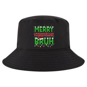 Bruh Christmas Red Plaid Ns Xmas Pajama Cool Comfort Performance Bucket Hat