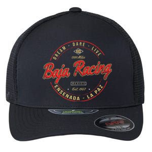 Baja California Racing For All Who Race 1000 Miles Or More Flexfit Unipanel Trucker Cap