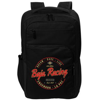 Baja California Racing For All Who Race 1000 Miles Or More Impact Tech Backpack