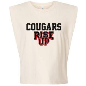 Brazos Cougars Rise Up Hs Garment-Dyed Women's Muscle Tee