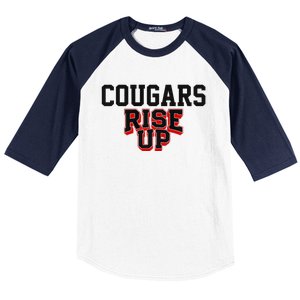 Brazos Cougars Rise Up Hs Baseball Sleeve Shirt