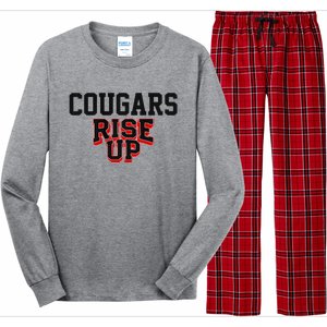 Brazos Cougars Rise Up Hs Long Sleeve Pajama Set