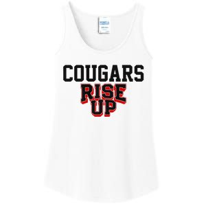 Brazos Cougars Rise Up Hs Ladies Essential Tank