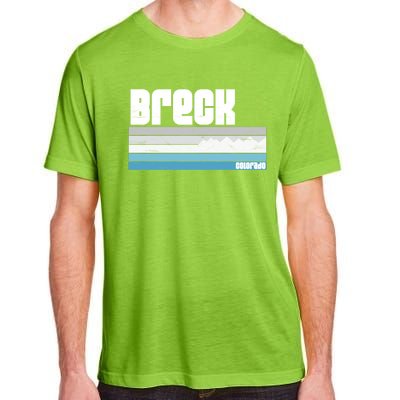 Breckenridge Colorado Retro Breck Co Skiing Snowboarding Gift Adult ChromaSoft Performance T-Shirt