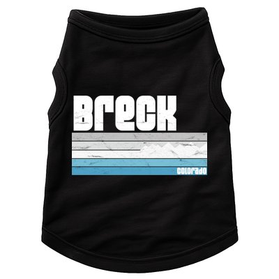 Breckenridge Colorado Retro Breck Co Skiing Snowboarding Gift Doggie Tank