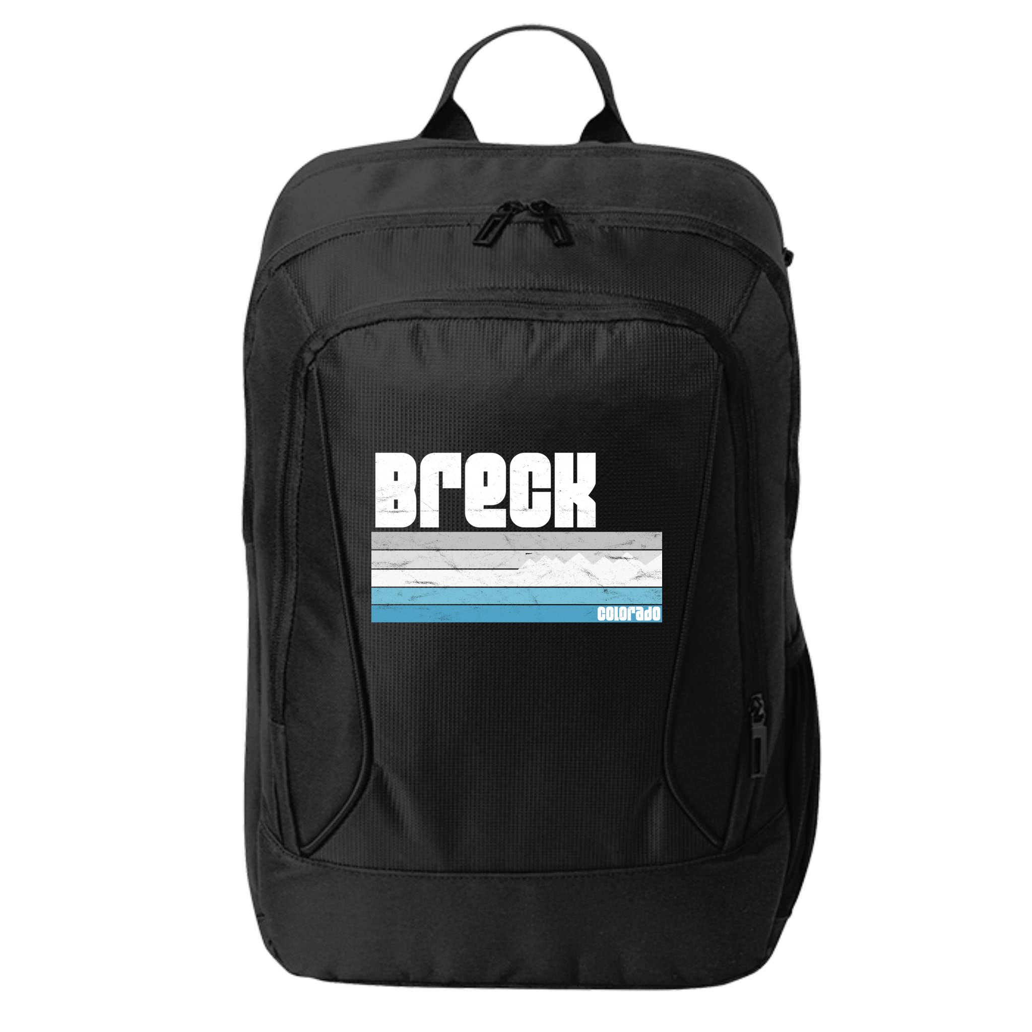 Breckenridge Colorado Retro Breck Co Skiing Snowboarding Gift City Backpack