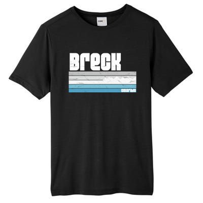 Breckenridge Colorado Retro Breck Co Skiing Snowboarding Gift Tall Fusion ChromaSoft Performance T-Shirt