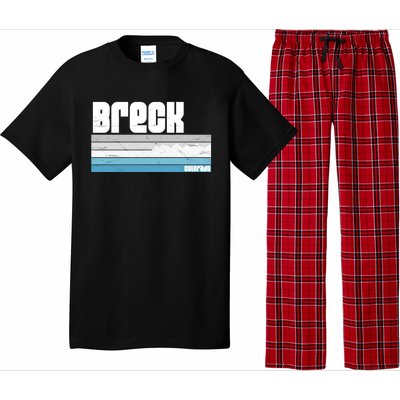 Breckenridge Colorado Retro Breck Co Skiing Snowboarding Gift Pajama Set