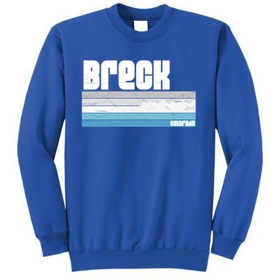 Breckenridge Colorado Retro Breck Co Skiing Snowboarding Gift Sweatshirt