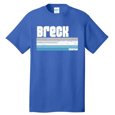 Breckenridge Colorado Retro Breck Co Skiing Snowboarding Gift Tall T-Shirt