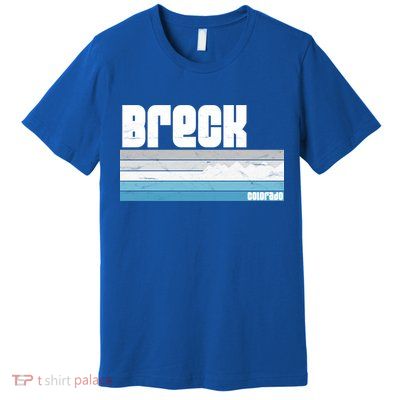 Breckenridge Colorado Retro Breck Co Skiing Snowboarding Gift Premium T-Shirt