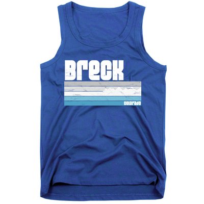 Breckenridge Colorado Retro Breck Co Skiing Snowboarding Gift Tank Top