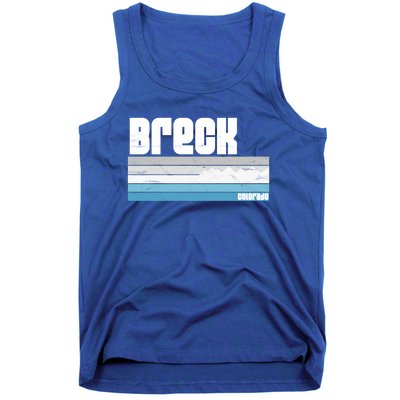 Breckenridge Colorado Retro Breck Co Skiing Snowboarding Gift Tank Top