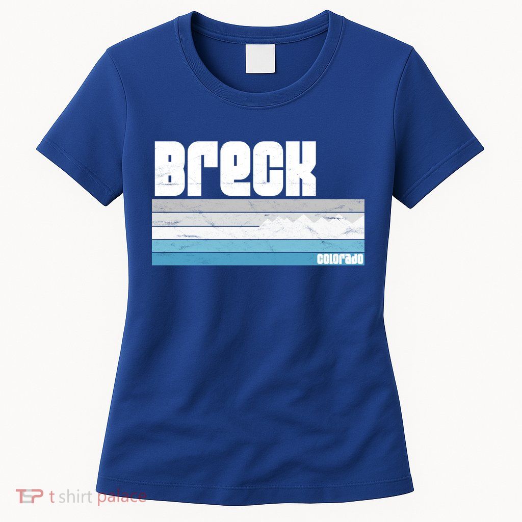 Breckenridge Colorado Retro Breck Co Skiing Snowboarding Gift Womens T-Shirt