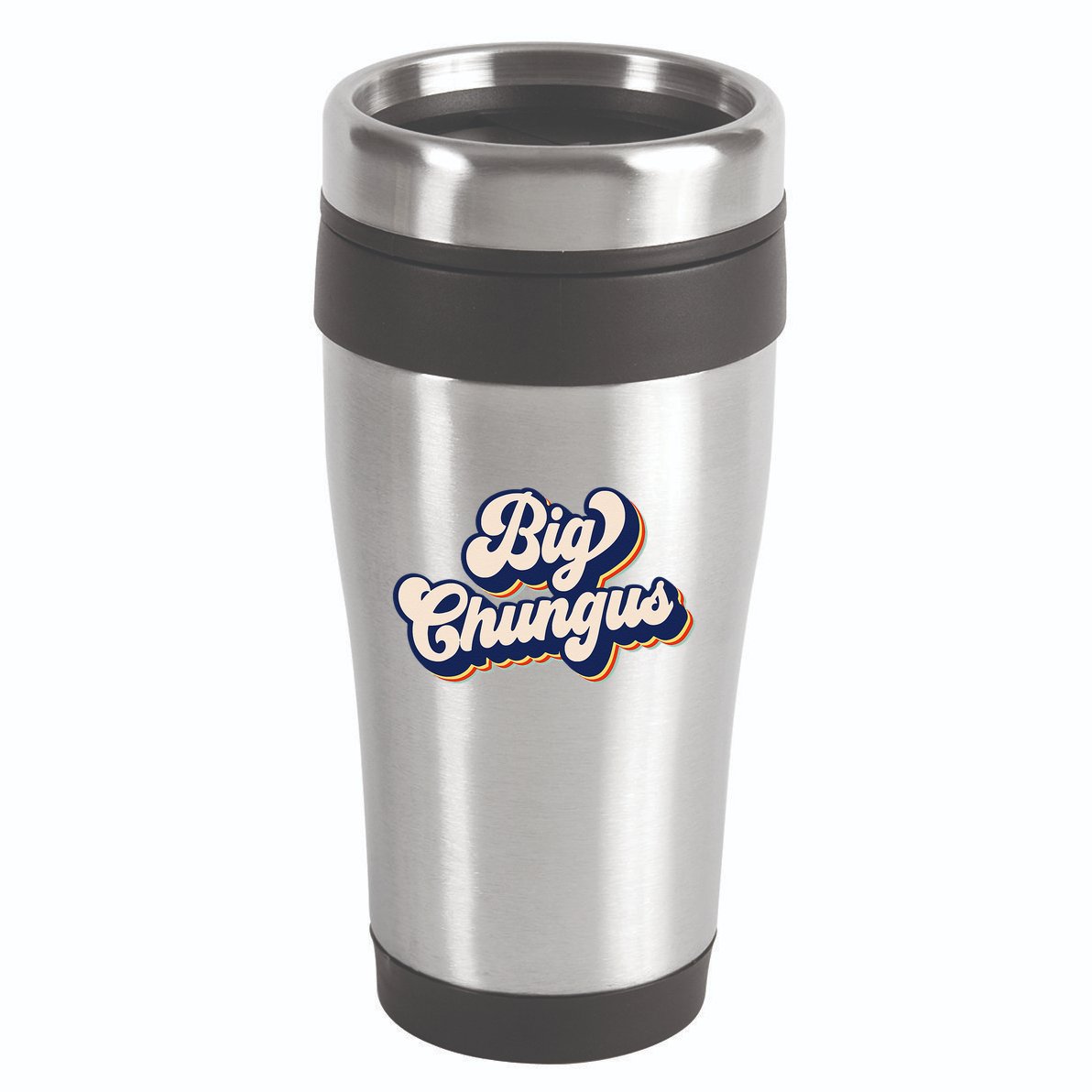 Big Chungus Retro Vintage Art Funny Dank Meme Big Chungus 16oz Travel Tumbler