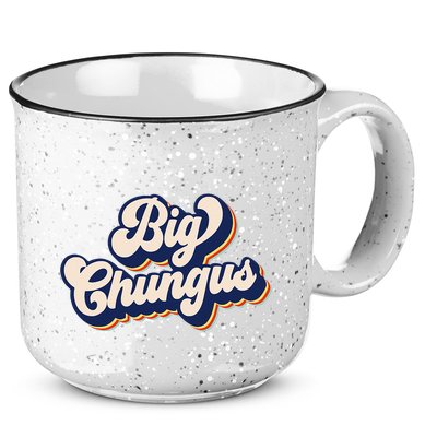 Big Chungus Retro Vintage Art Funny Dank Meme Big Chungus 15oz Campfire Ceramic Mug