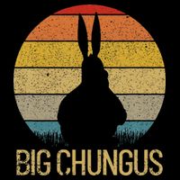 Big Chungus Retro Sunset Vintage Dank Meme Big Chungus Cooling Performance Crew T-Shirt