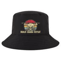 Build Crash Repeat Drone Pilot Quadcopter Faa Certified Cool Comfort Performance Bucket Hat