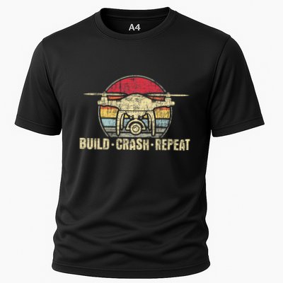 Build Crash Repeat Drone Pilot Quadcopter Faa Certified Performance Shirt