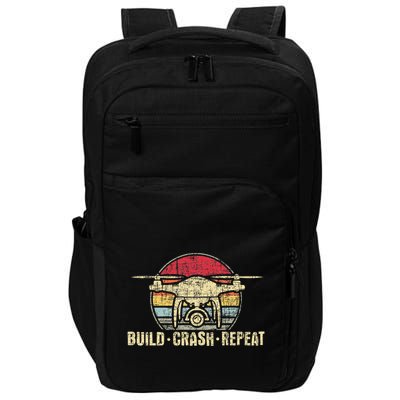 Build Crash Repeat Drone Pilot Quadcopter Faa Certified Impact Tech Backpack
