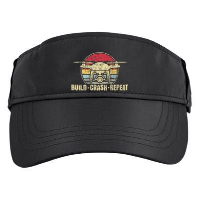 Build Crash Repeat Drone Pilot Quadcopter Faa Certified Adult Drive Performance Visor