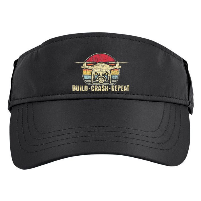 Build Crash Repeat Drone Pilot Quadcopter Faa Certified Adult Drive Performance Visor
