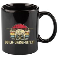 Build Crash Repeat Drone Pilot Quadcopter Faa Certified 11oz C Handle Ceramic Mug