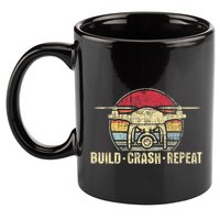 Build Crash Repeat Drone Pilot Quadcopter Faa Certified 11oz C Handle Ceramic Mug