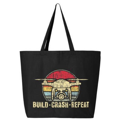 Build Crash Repeat Drone Pilot Quadcopter Faa Certified 25L Jumbo Tote